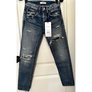 Moussy Vintage Bowie Tapered Jeans Size 23
